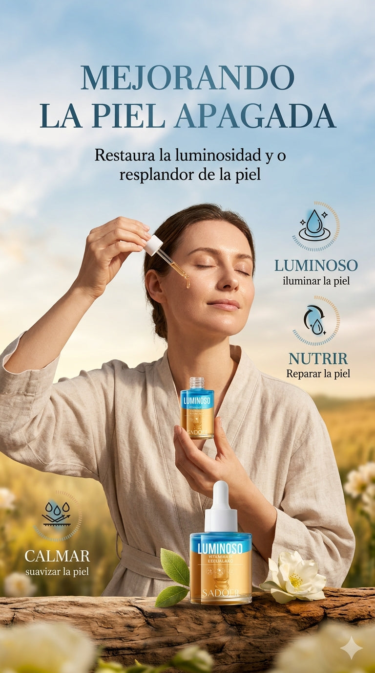 Sérum Facial Vitamina C + Esqualano