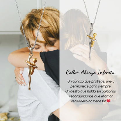 Couple's Pendant Humanoid Hug Necklace