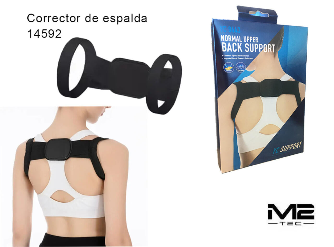 Corrector de Postura de Espalda Superior Ergonómico Ajustable